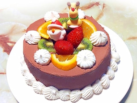 クリスマスに!エンゼルチョコクリームケーキ♪